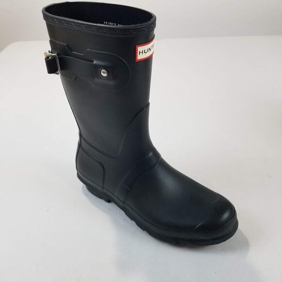 Hunter Boots Original Short Rain Boots Womens Size 9 Waterproof Rubber Shoes - Picture 2 of 11